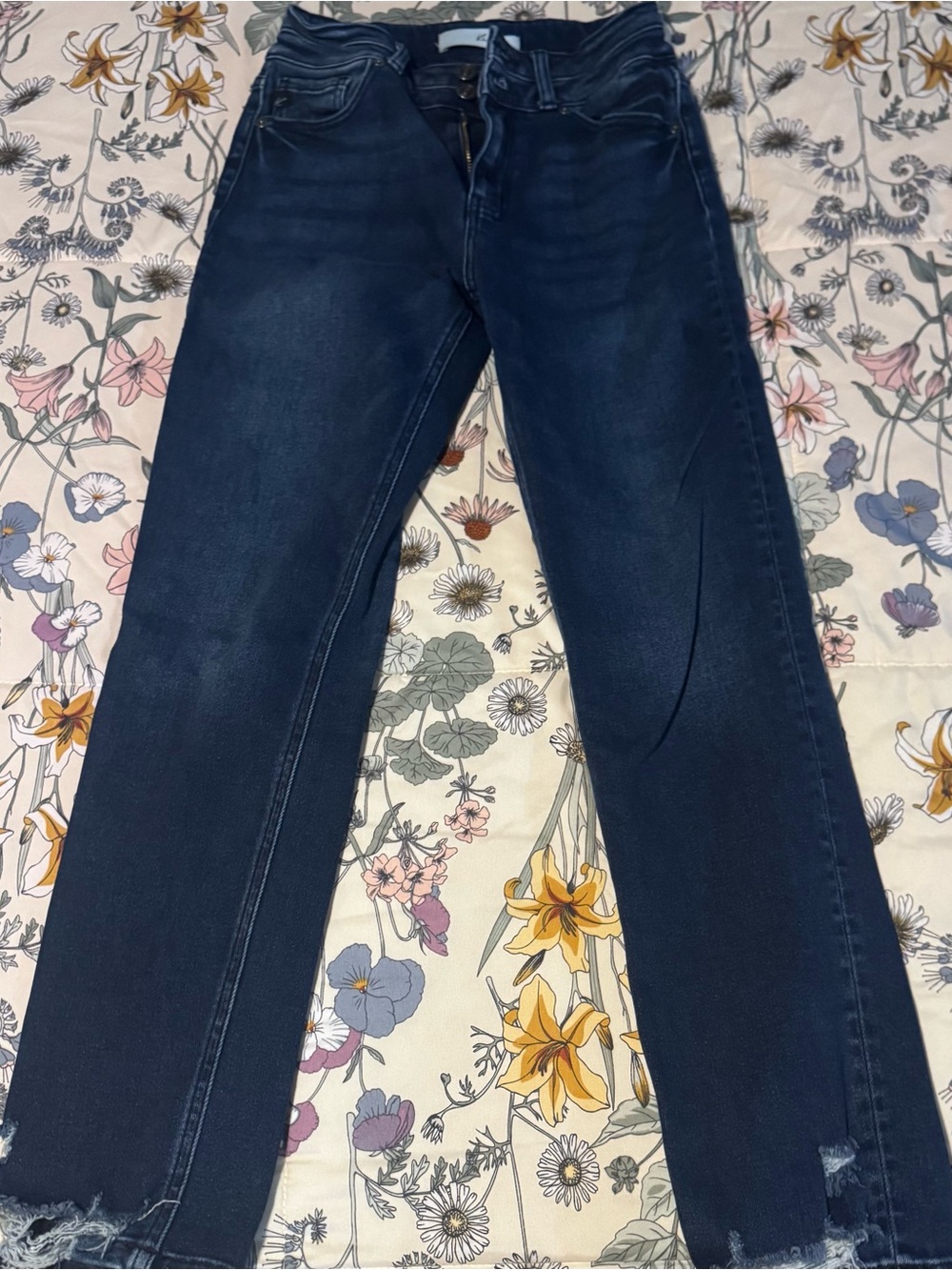 KanCan Dark Blue Straight Leg Jeans